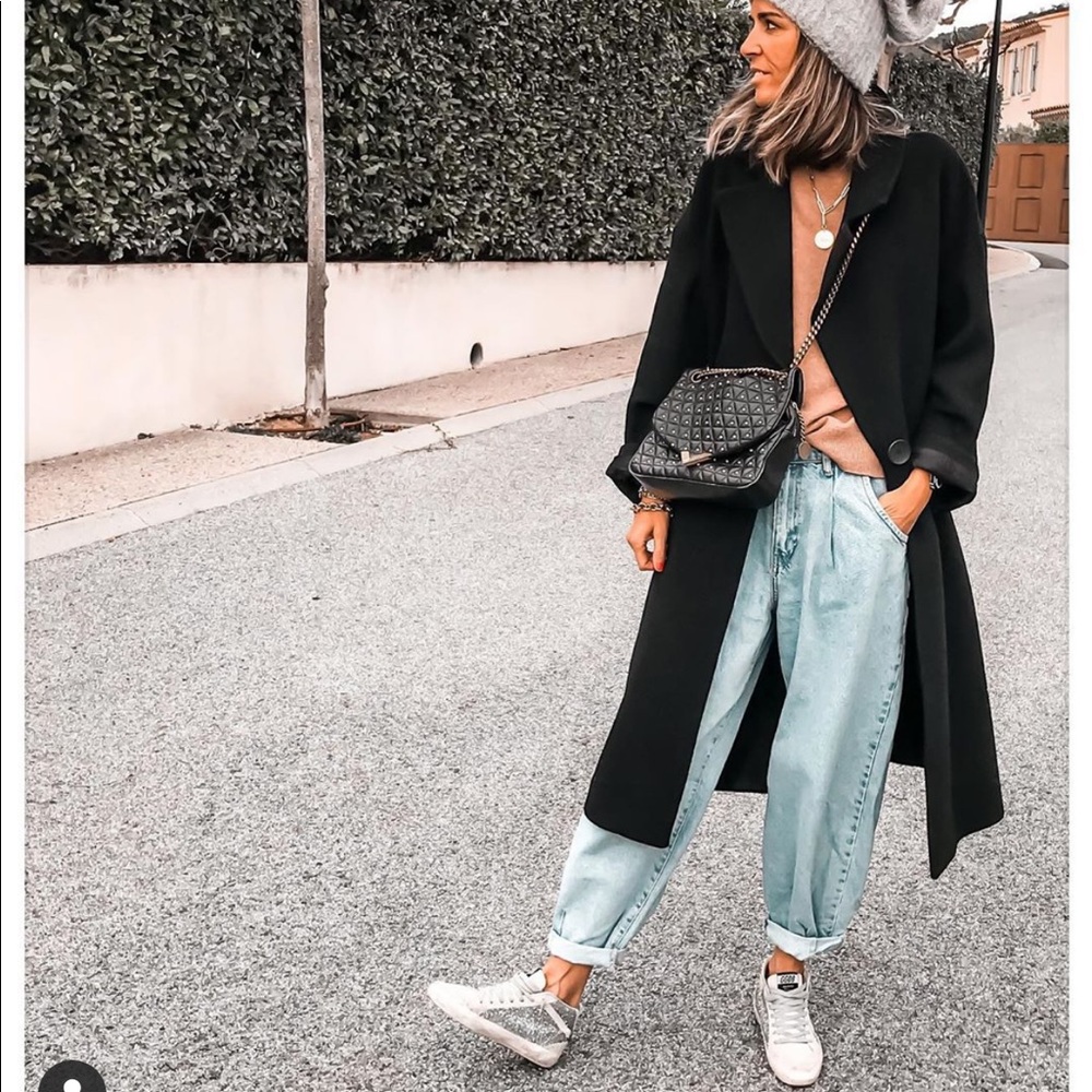 Zara wool blend oversized coat bloggers favorite - Picture 3 of 11
